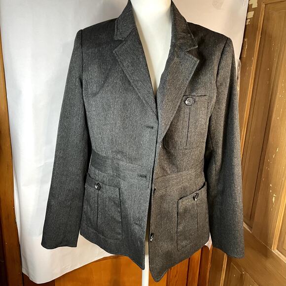 Isaac Mizrahi Live size 10 Dress Jacket A217659 Lined  3 pockets - Picture 7 of 11